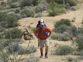 Shaun does his best teapot impression as he nears the end of AZT Passage 15.