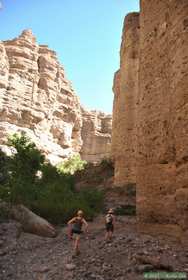 Patricia and Marisa in Hell Hole Canyon.