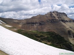 A snowfield on Jerry's climb up Mt. Pinchot.