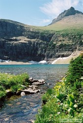 The outlet of Pitamakan Lake.