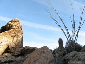 A cool rock outcrop near the base of the Harcuvars.